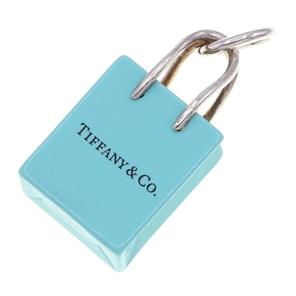 Tiffany Pendant Shopping Bag Sterling Silver Tiffany Blue View 3